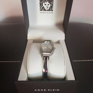 Anne Klein Women's Diamond Stainless Steel Watch